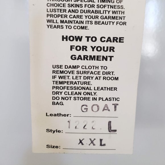 Leather Vest 2XL NWT - Picture 6 of 7